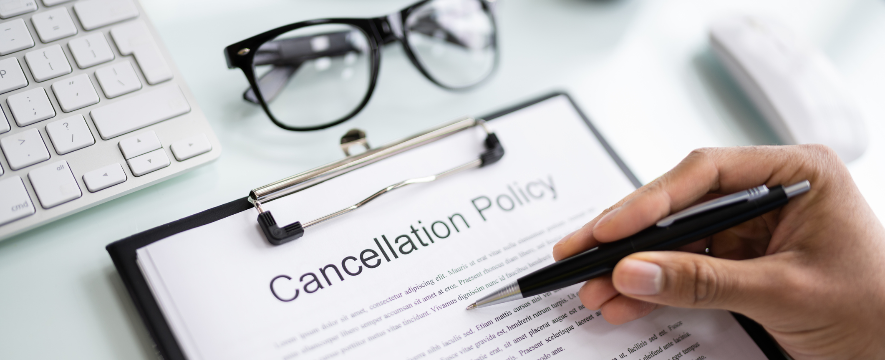 hotel cancellation fees and policy